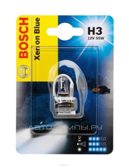 H3 12V- 55W (PK22s) ( .-..) Xenon Blue 1987302035